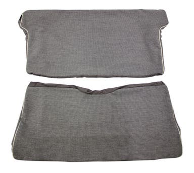 Upholstery Rear seat for Volvo PV444 1957 gray/black