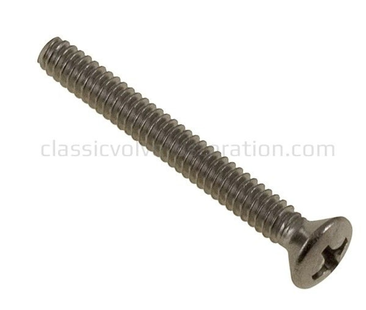 Screw UNC 6-32x1 1/4" (32 mm) luggage handle glass for Volvo Amazon, Amazon Kombi — bild 2 av 2