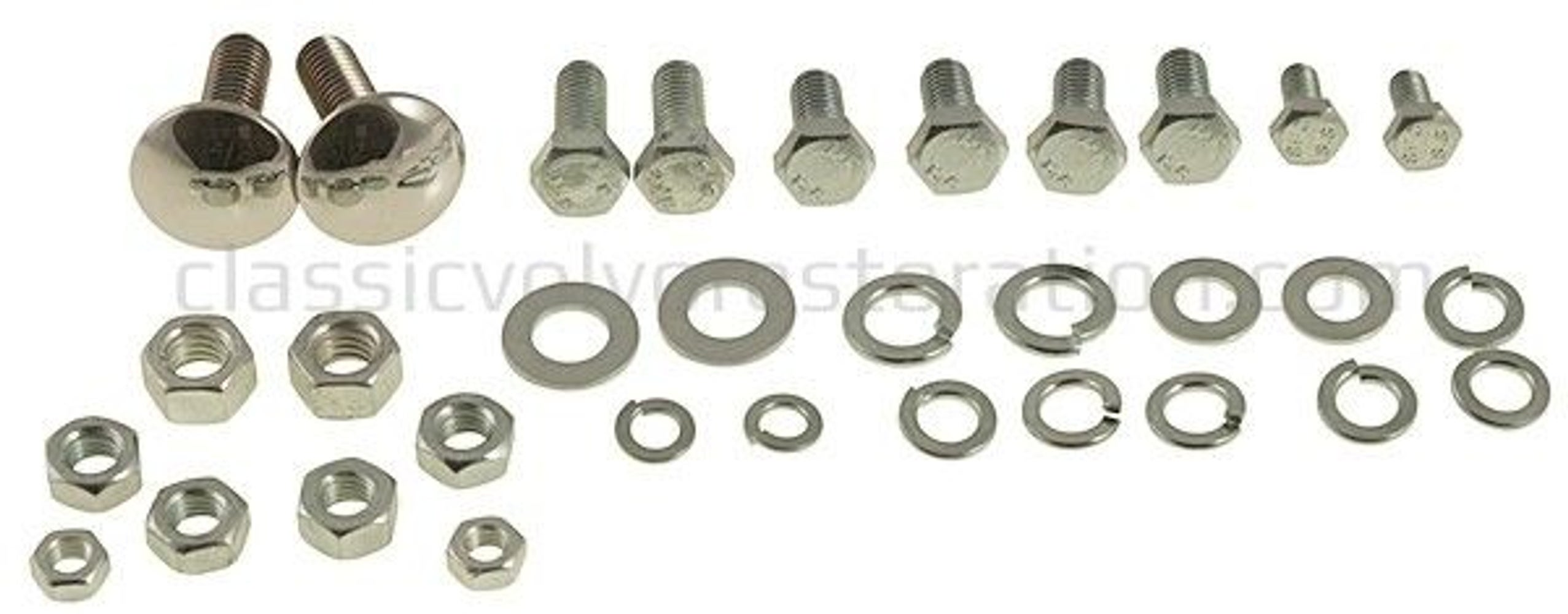 Front bumper mounting kit for Volvo PV, Duett
