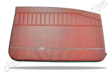 Door panels for Volvo Amazon 2d 1969 red