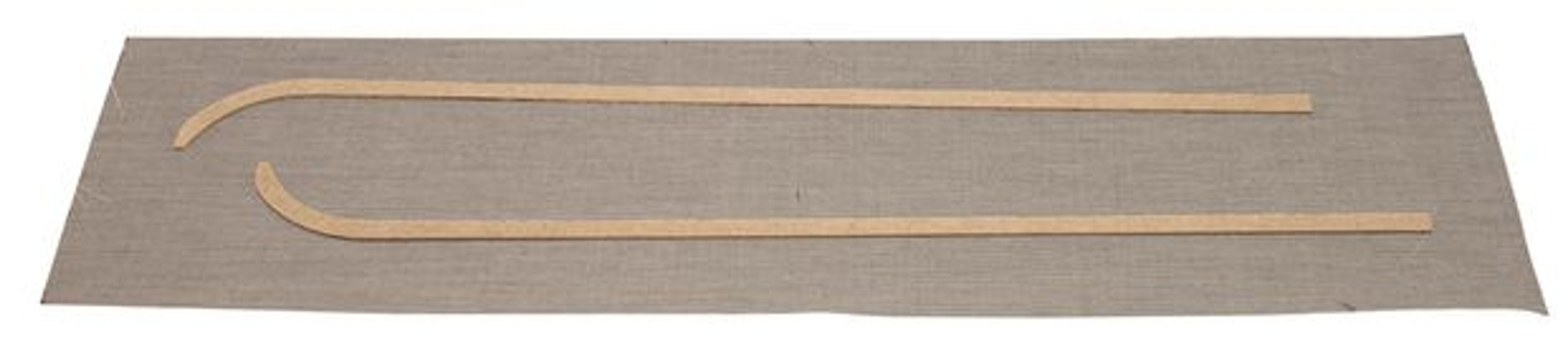 Panels B-pillar for Volvo PV544A 1958-60, grey-black