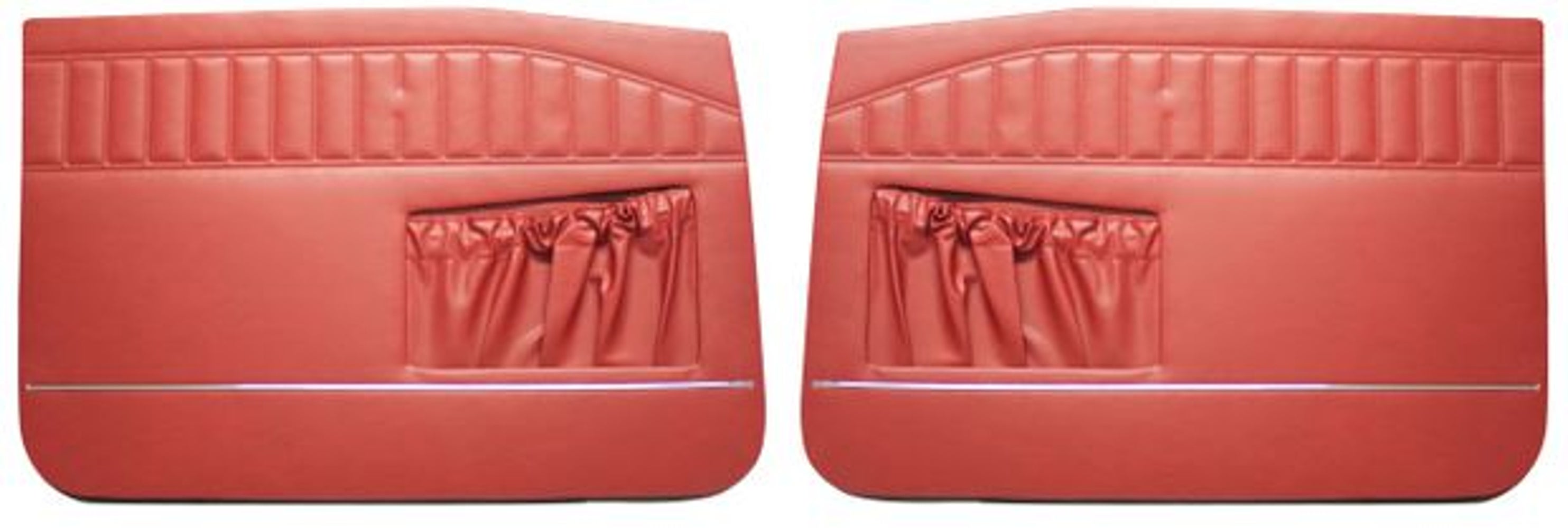 Front door panels for Volvo Amazon 4d, Amazon Kombi 1969 red