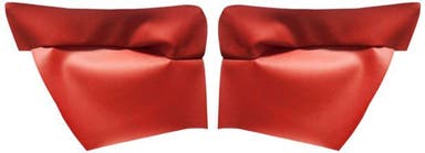 Rear side trim for Volvo PV544, Duett, 1963-64, red
