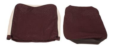 Front seat upholstery for Volvo Duett 1958-60 red/beige/black