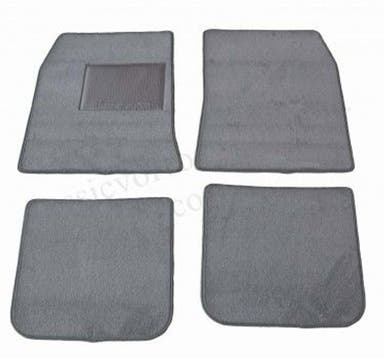 Carpet set Accessories for Volvo Amazon 1962-70, gray textile