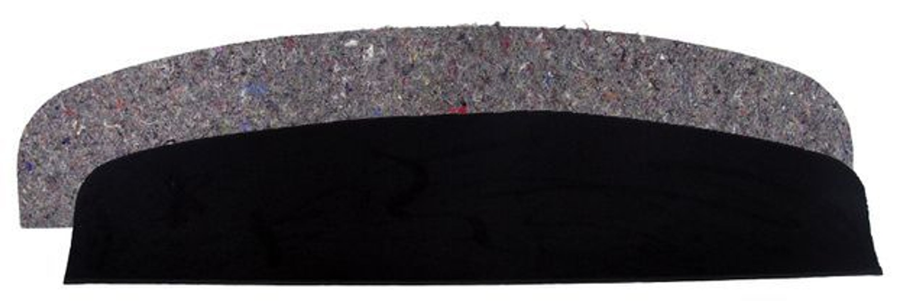 Carpet Hat shelf for Volvo 140, 164 1970-71, black textile