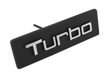Emblem "TURBO" for Volvo 240, 242, 244, 245, 260, 262, 264, 265