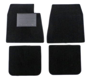 Carpet set Accessories for Volvo Amazon B16 1957-61, black