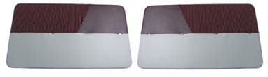Door panels for Volvo PV444E-K 1953-57 red/gray