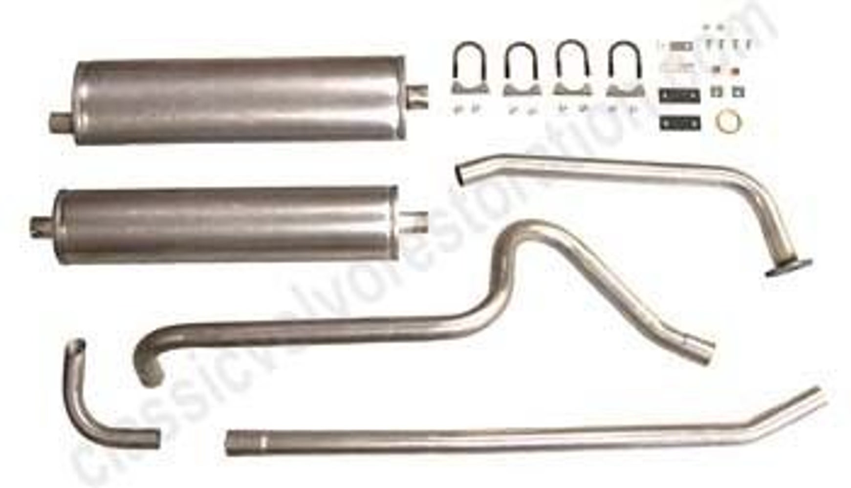 Exhaust system for Volvo PV, B18