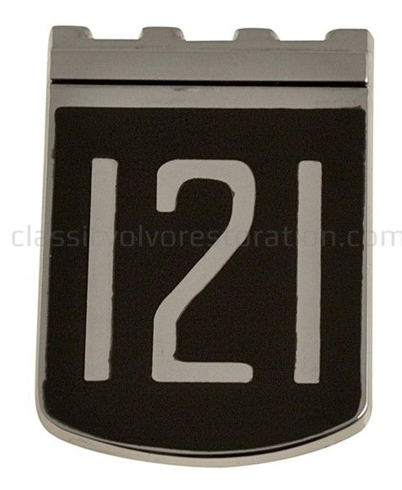 Emblem "121" for Volvo Amazon 1965-70 — bild 2 av 2