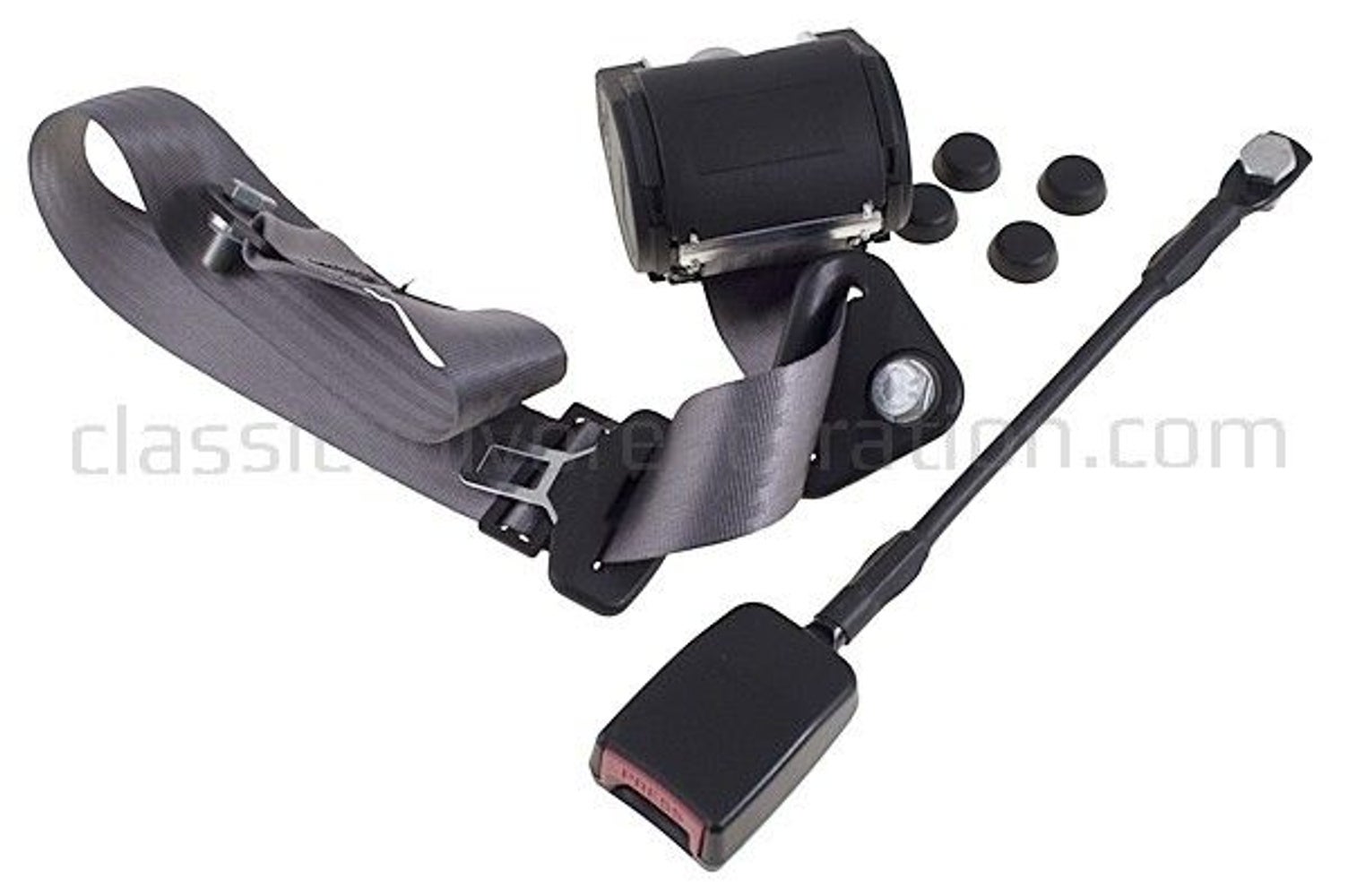 Front seat belt 3-point Grey — bild 2 av 2