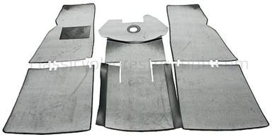 Carpet set for Volvo PV444, grey textile