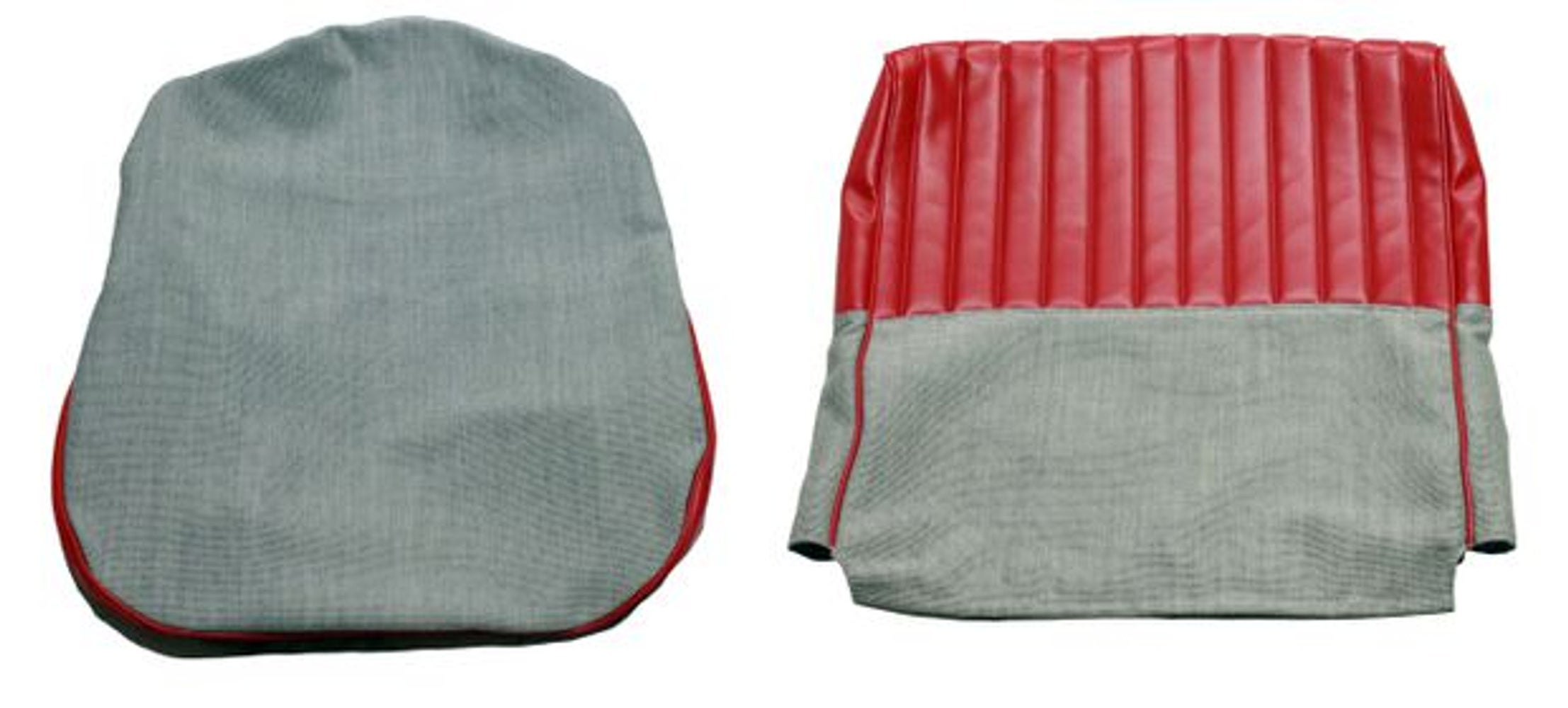 Upholstery Front seat for Volvo PV544A 1958-60 red/gray