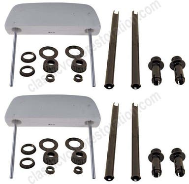 Headrest with mounting kit for Volvo 1800, 1800E, 1800ES