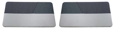 Door panels for Volvo PV444E-K 1953-57 blue/gray