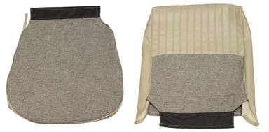 Front seat upholstery for Volvo Amazon 4d 1959-60 gray/white