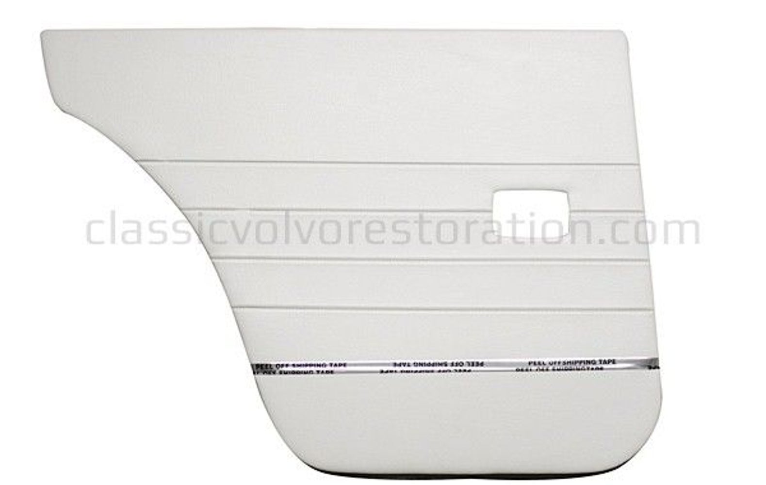 Rear door panels for Volvo Amazon 4d, Amazon Kombi, 1962-63, gray — bild 2 av 2