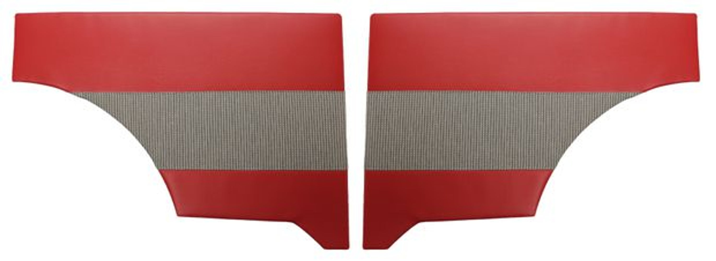 Panels Rear side for Volvo Duett 1958-62 red/gray