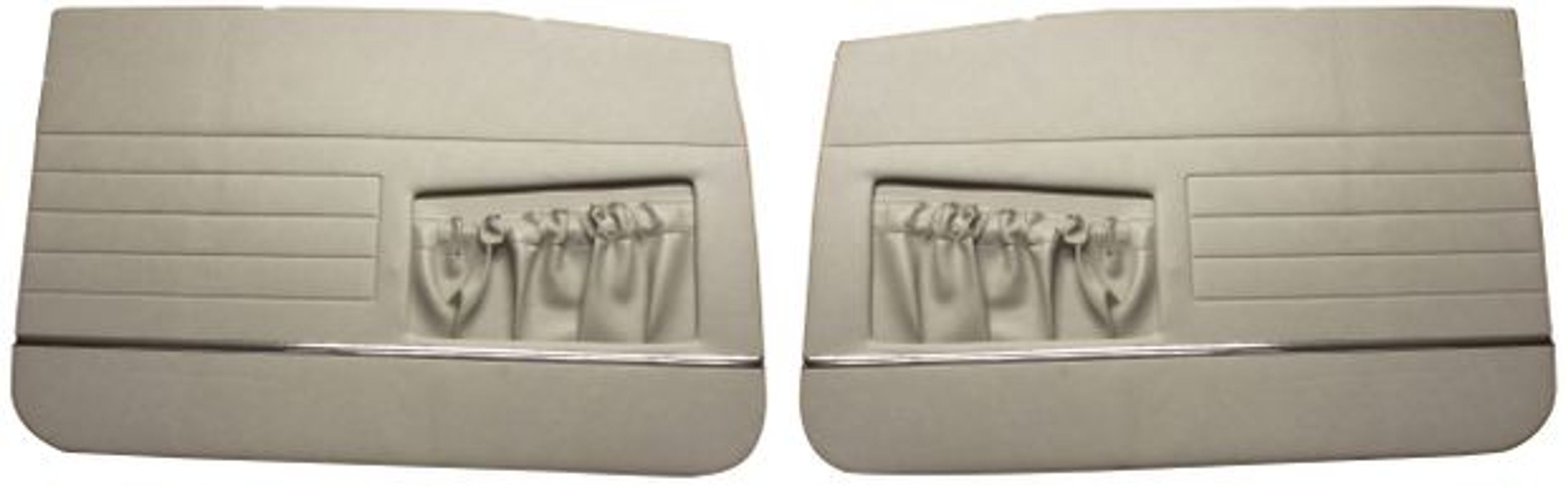 Front door panels for Volvo Amazon 4d, Amazon Kombi 1963-64 grey — bild 2 av 2