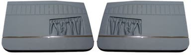 Front door panels for Volvo Amazon 4d, Amazon Kombi 1965, light blue