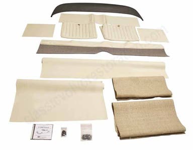 Upholstery Rear seat set for Volvo 1800 1961-62 white