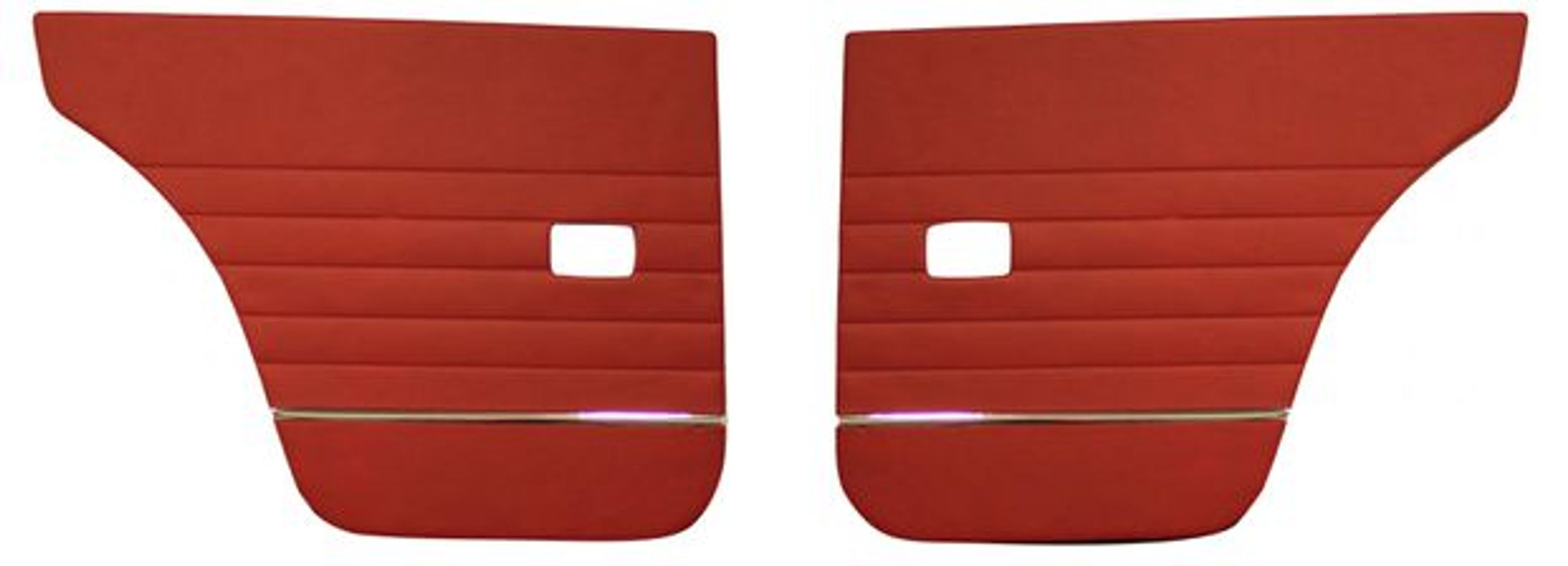 Rear door panels for Volvo Amazon 4d, Amazon Kombi 1963-64 red — bild 2 av 2
