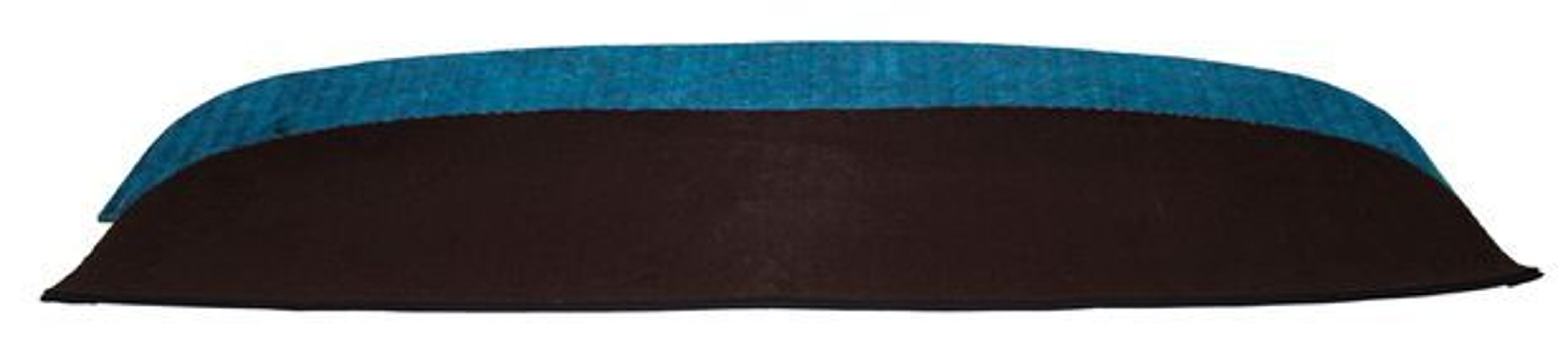 Carpet Hat shelf for Volvo 140, 164 1971, brown textile