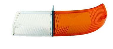 Indicator glass yellow/white for Volvo 164, left