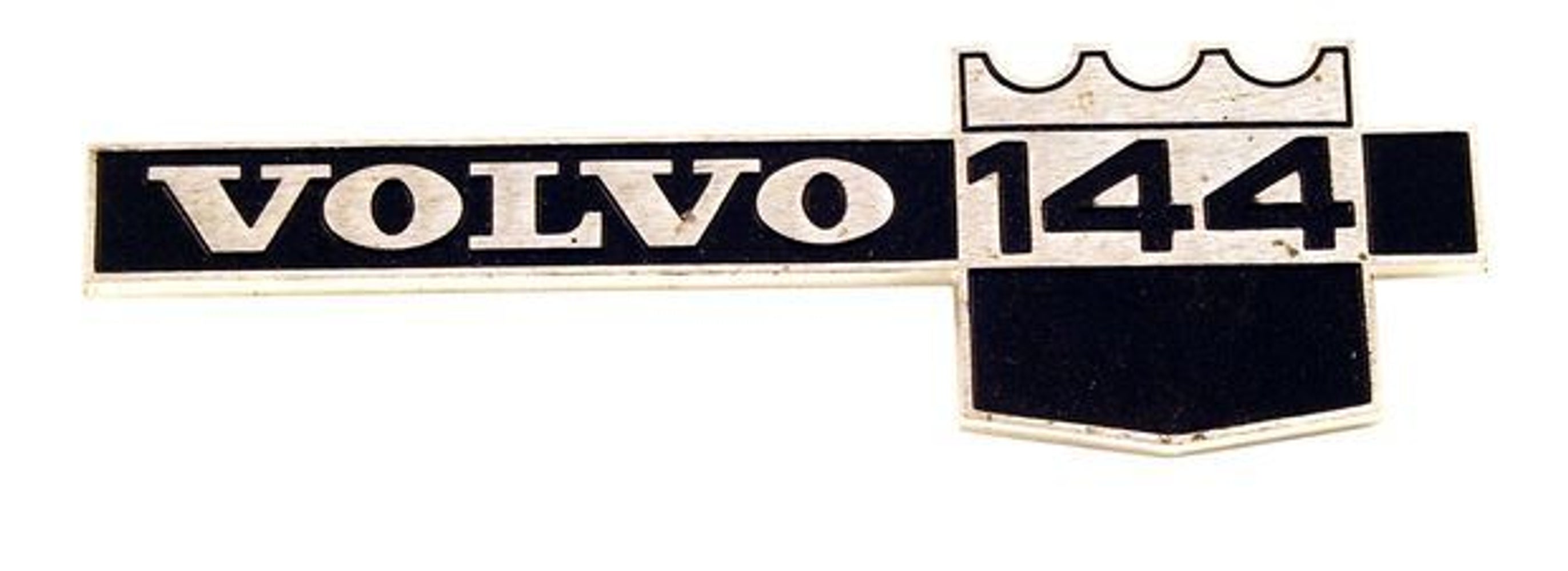 Emblem "144 B20A" fender for Volvo 144 1971-72