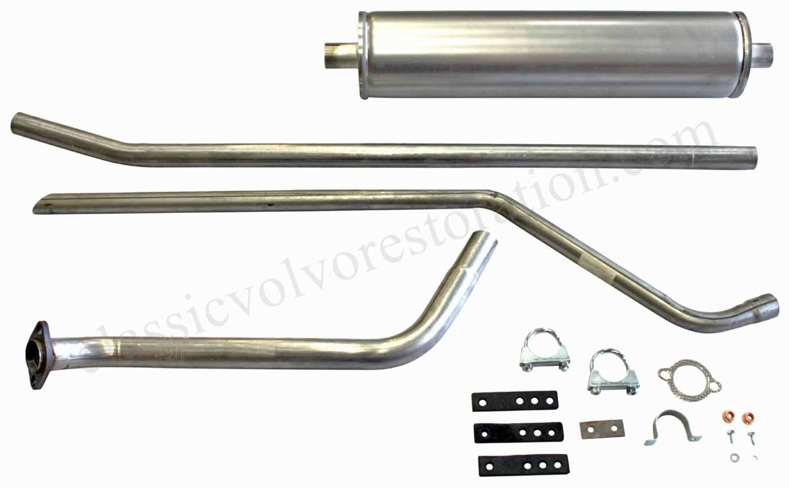 Exhaust system for Volvo Duett, 1957-61, B16 — bild 1 av 2