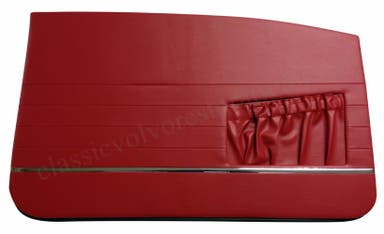 Door panels for Volvo Amazon 2d 1962-63 red