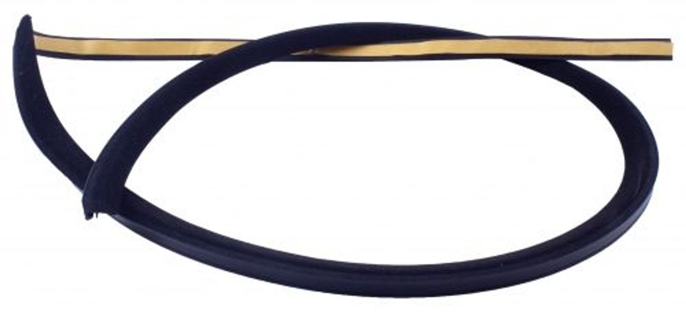 Rubber strip door front for Volvo 740, 760, 940, 960, S90, V90 1988-98, left