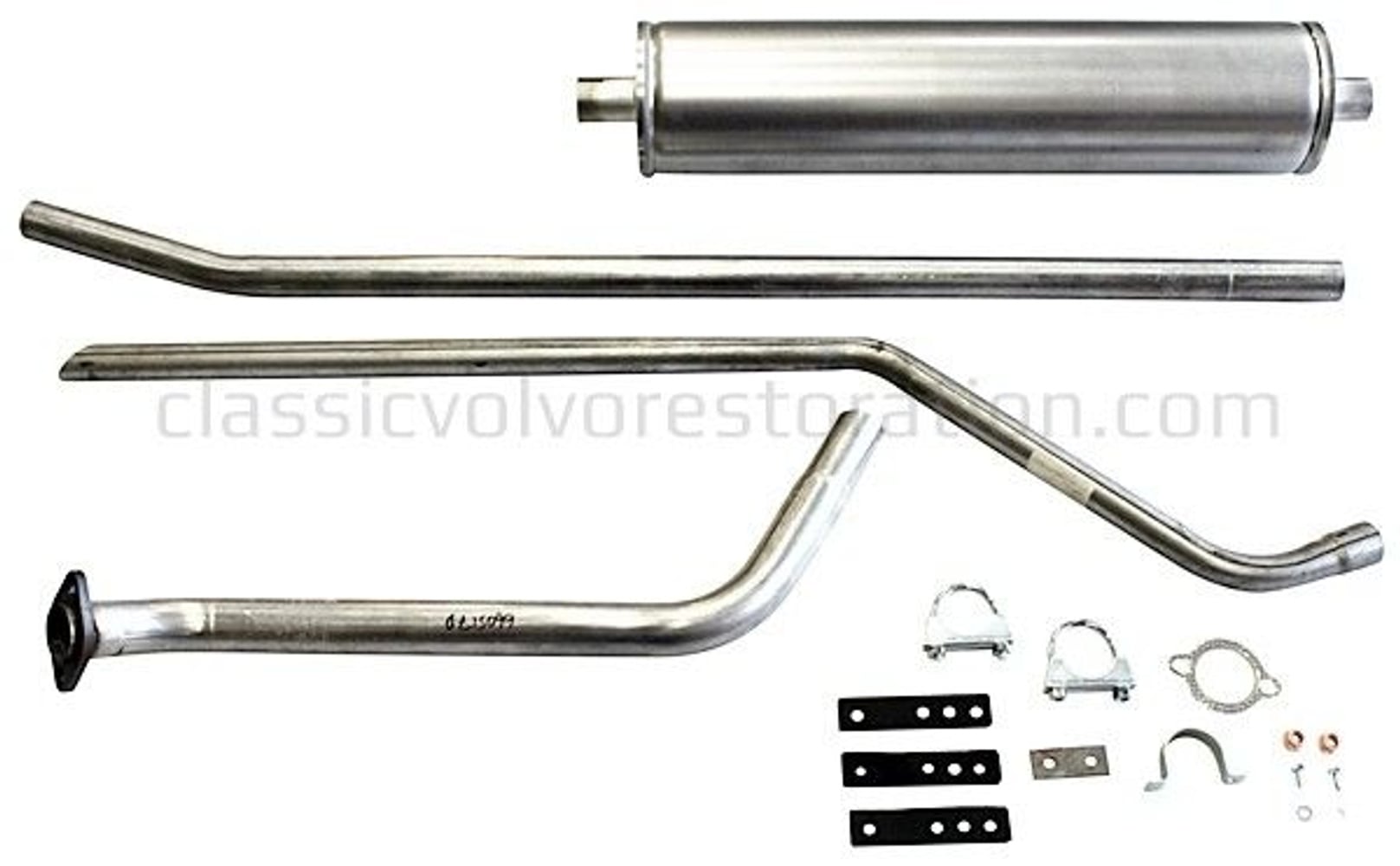 Exhaust system for Volvo Duett, 1957-61, B16 — bild 2 av 2