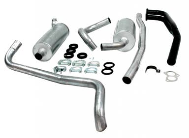 Exhaust system for Volvo 140, 1967-73, 2" sport