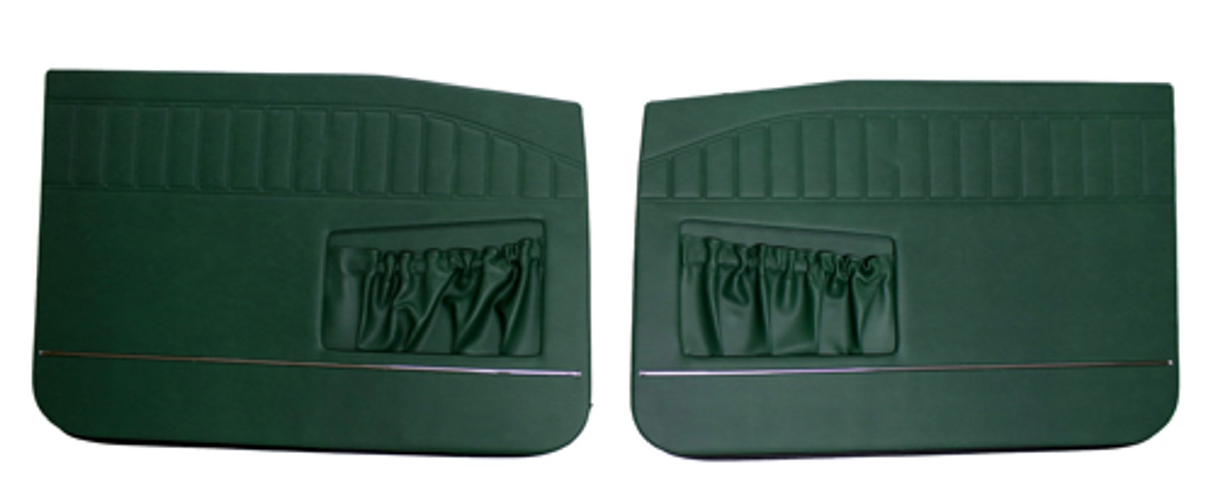 Front door panels for Volvo Amazon 4d, Amazon Kombi 1967-68, green