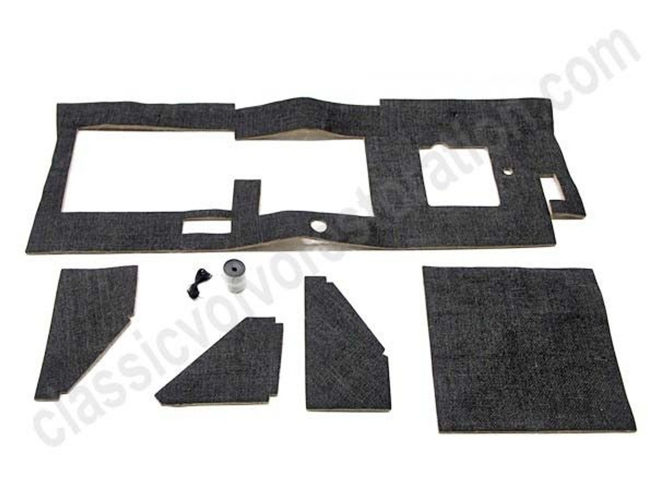 Firewall Mat Volvo P1800 1964–1973 Black