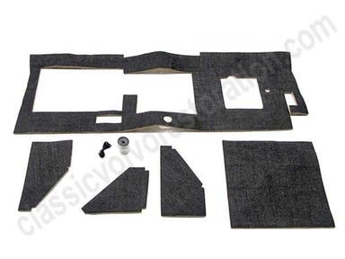 Firewall Mat Volvo P1800 1964–1973 Black