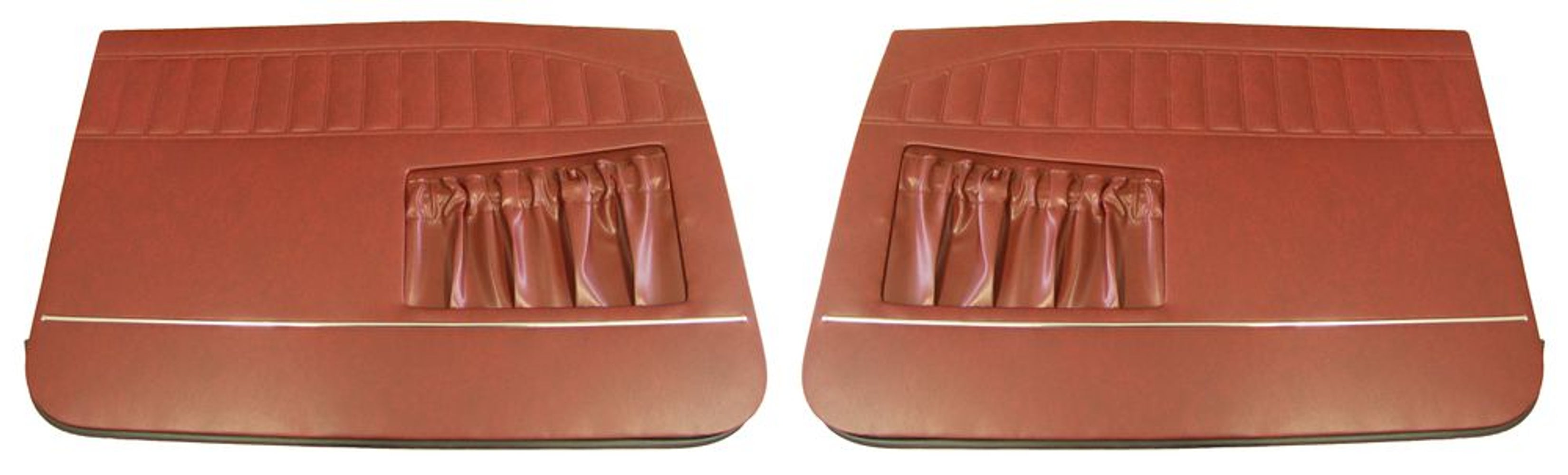Front door panels for Volvo Amazon 4d, Amazon Kombi 1966, red — bild 2 av 2