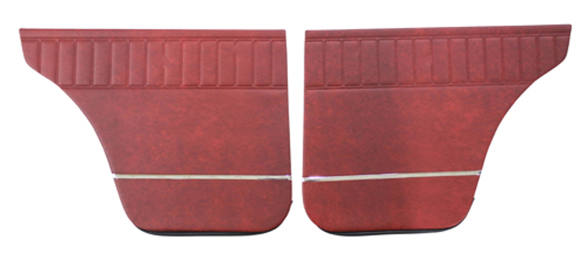 Rear door panels for Volvo Amazon 4d, Amazon Kombi 1965, red — bild 2 av 2