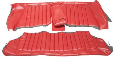 Upholstery Rear seat for Volvo Amazon 2d 1962-63 US red ch -25199
