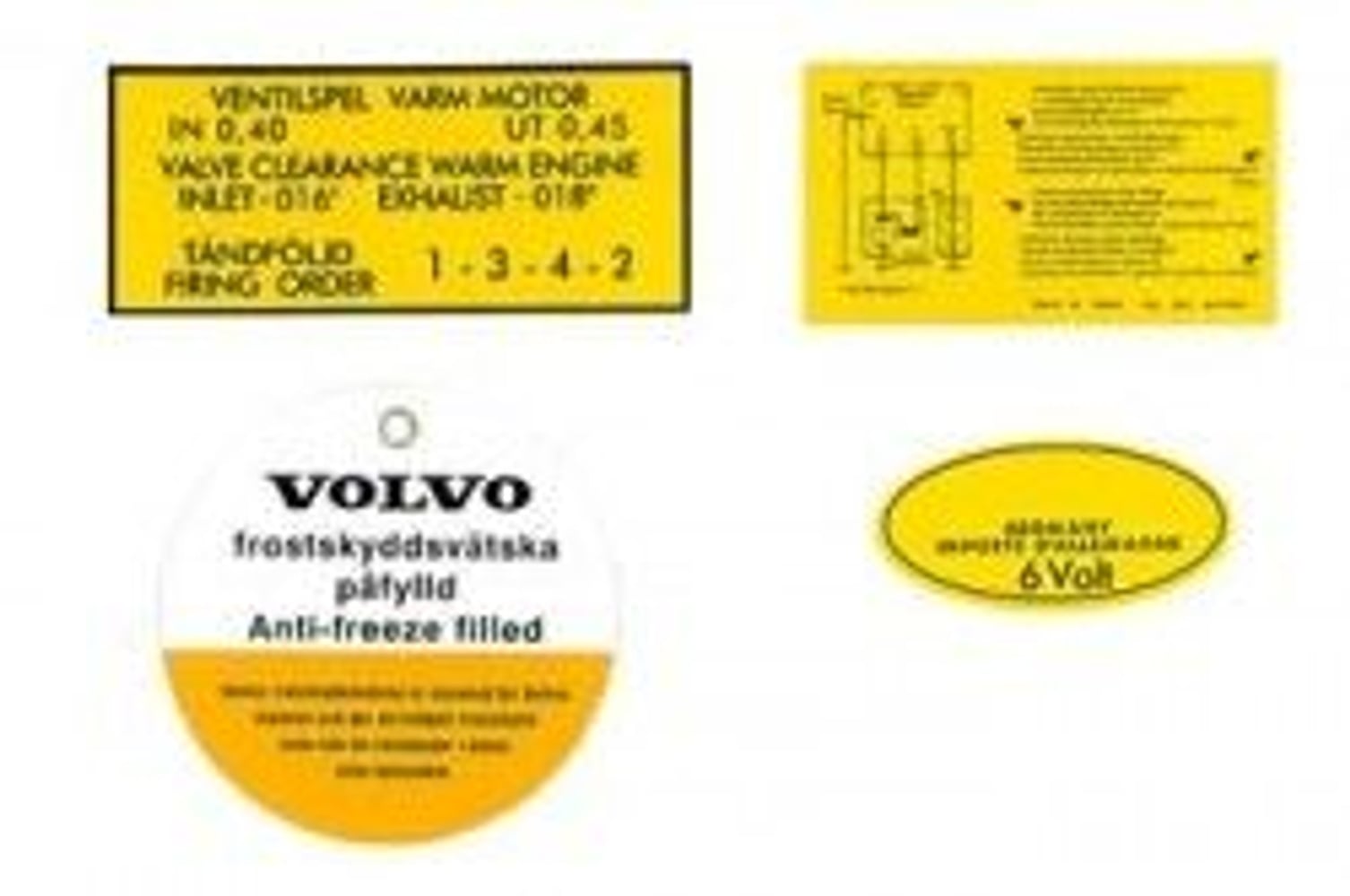 Decal set for Volvo B16A