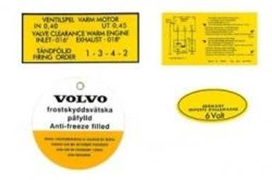 Decal set for Volvo B16A