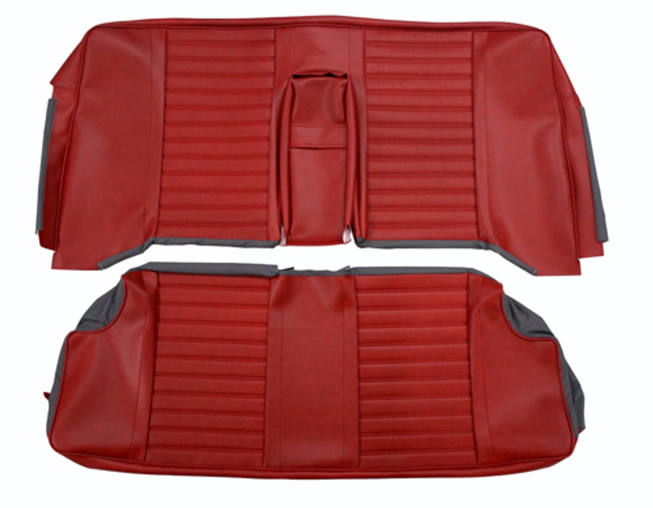 Upholstery set Rear seat for Volvo Amazon 2-d, 1965-68 bright red