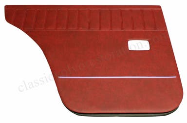 Rear door panels for Volvo Amazon 4d, Amazon Kombi 1966, red
