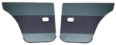 Rear door panels for Volvo Amazon 4d, 1960-61, blue