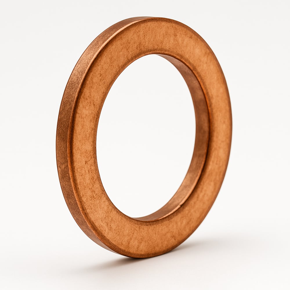 Copper washer 10.3x15.7x0.8 mm for Volvo PV444, PV544, Duett, Amazon, Amazon Kombi, 1800 — bild 2 av 2