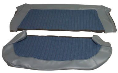 Upholstery Rear seat for Volvo Amazon 4d 1962-63 light blue