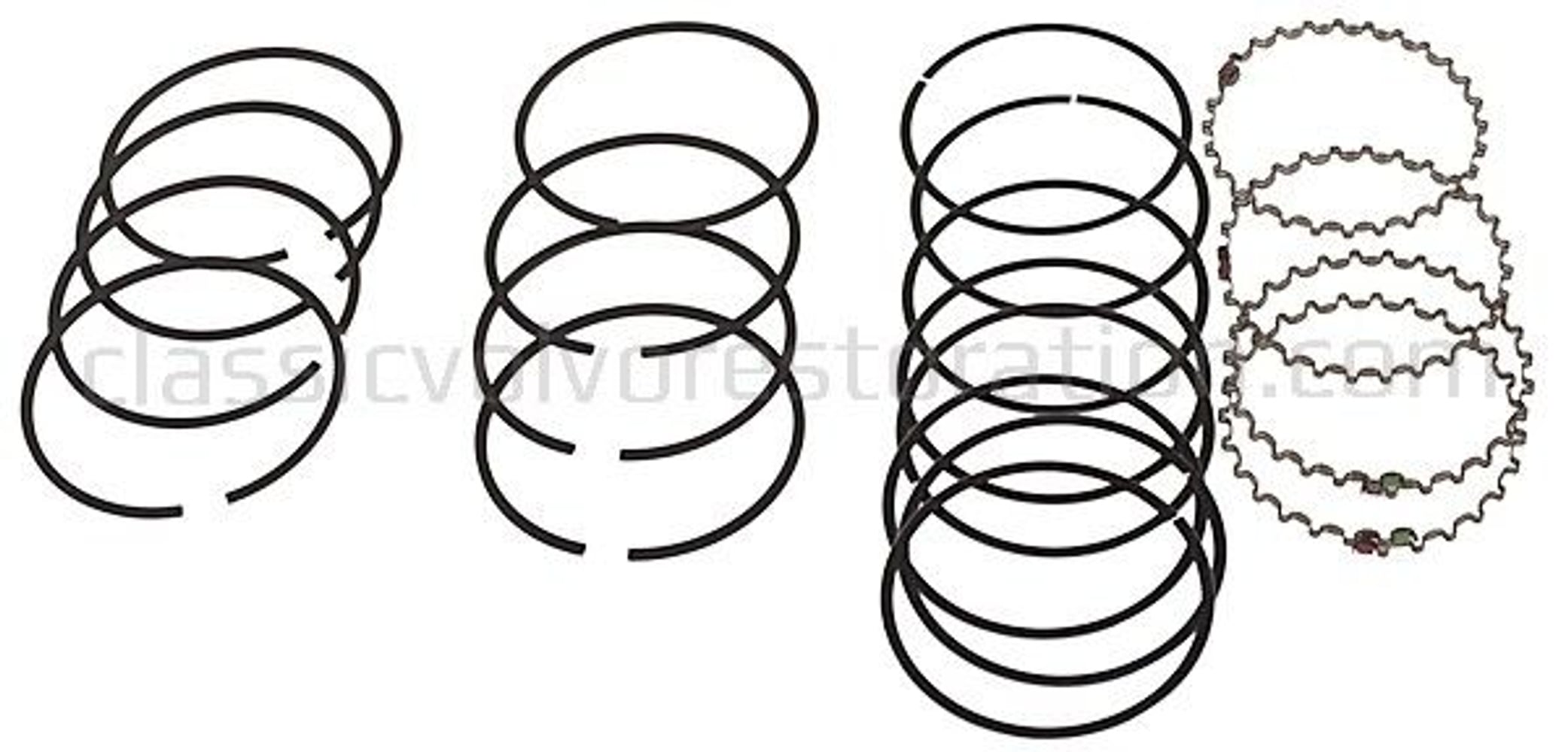 Piston ring set Volvo B20 0.015