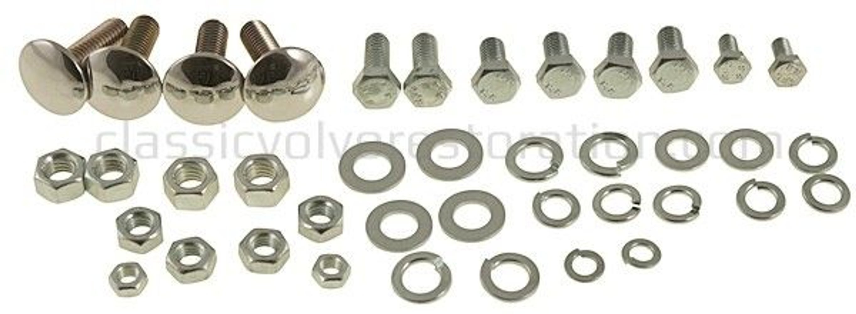 Rear bumper mounting kit for Volvo PV